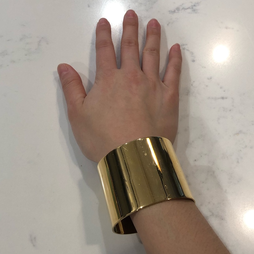 J. Crew Wide Gold Cuff